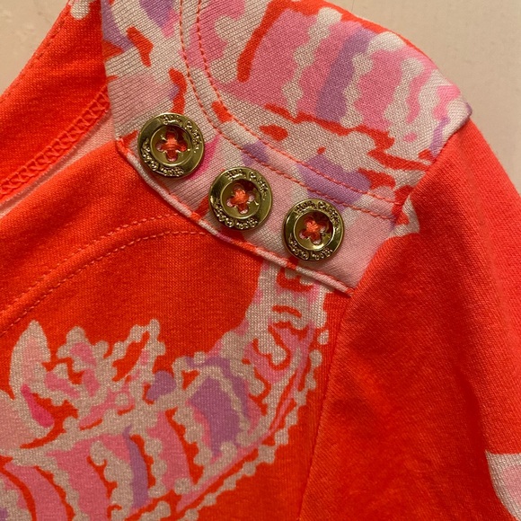 Lilly Pulitzer Coral and Blue Mini Dress - Picture 5 of 14